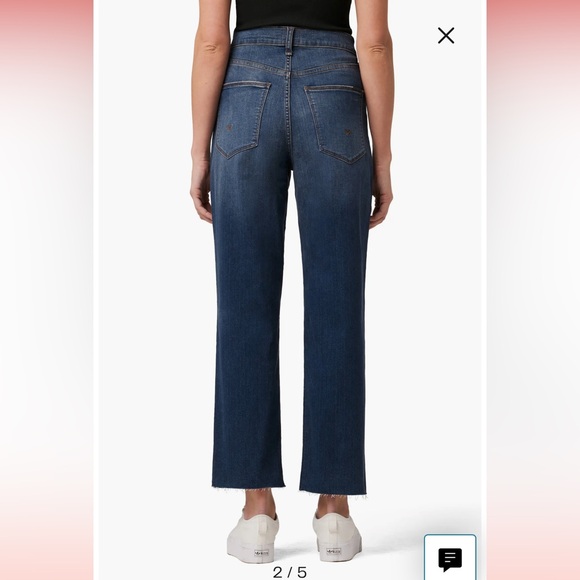 NWT - Hudson Kass High Rise Straight Ankle Jeans - Picture 2 of 3
